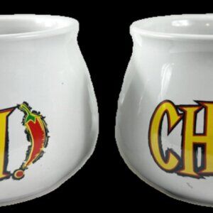 Set of 2 Houston Harvest Hot Chili Bowl/Mug Coffee